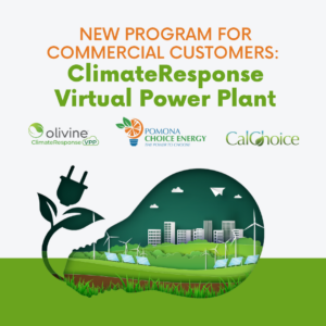 New Program For Commercial Customers: ClimateResponse Virtual Power Plant