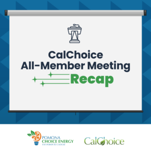 Cal Choice All-Member Meeting Recap graphic - words on banner
